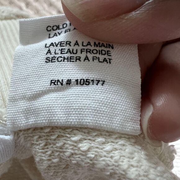 Ulla Johnson Sweater Womens Small Fringe Sleeve Pullover Textured Boho Neutral - Picture 11 of 15